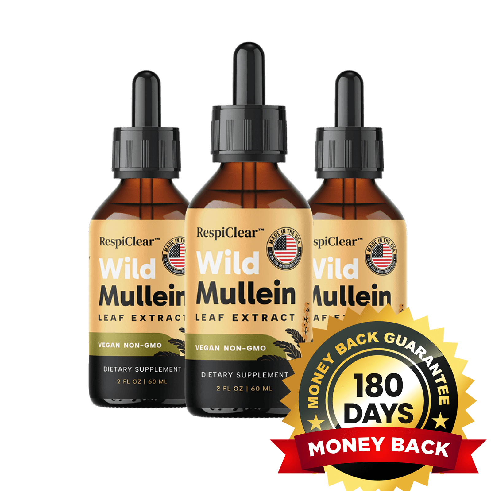 RespiClear 3 bottles