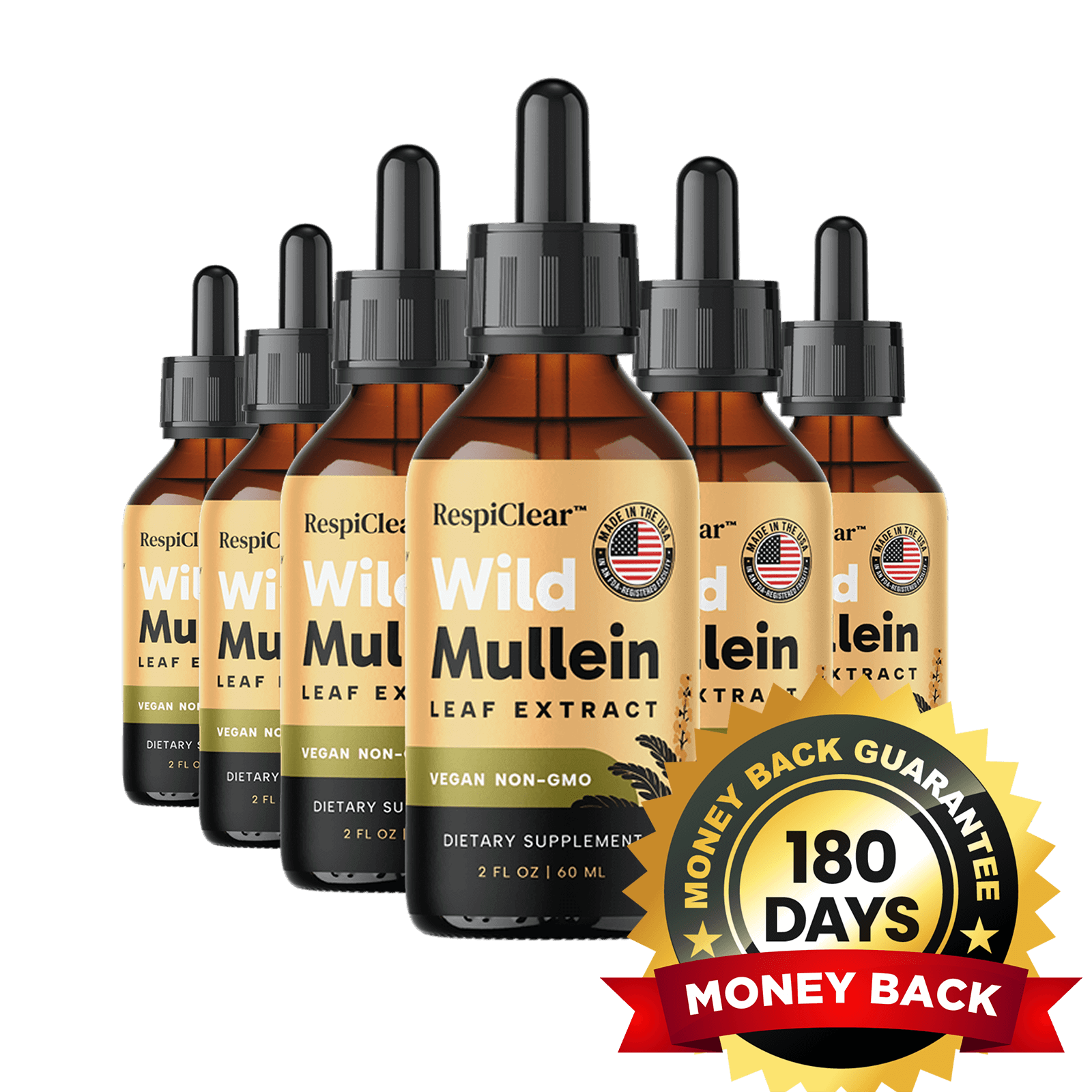 RespiClear 6 bottles